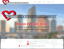 Tablet Screenshot of floridaheart.com